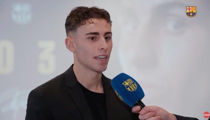 爱游戏在线-费尔明：我从小就是巴萨球迷，成为巴萨队长是我的梦想